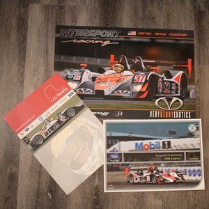 2008 Intersport Racing Lola B06/10 LMP1 Poster Signed ALMS IMSA Ryan Lewis